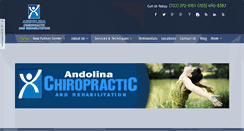 Desktop Screenshot of andolinachiropracticrehab.com